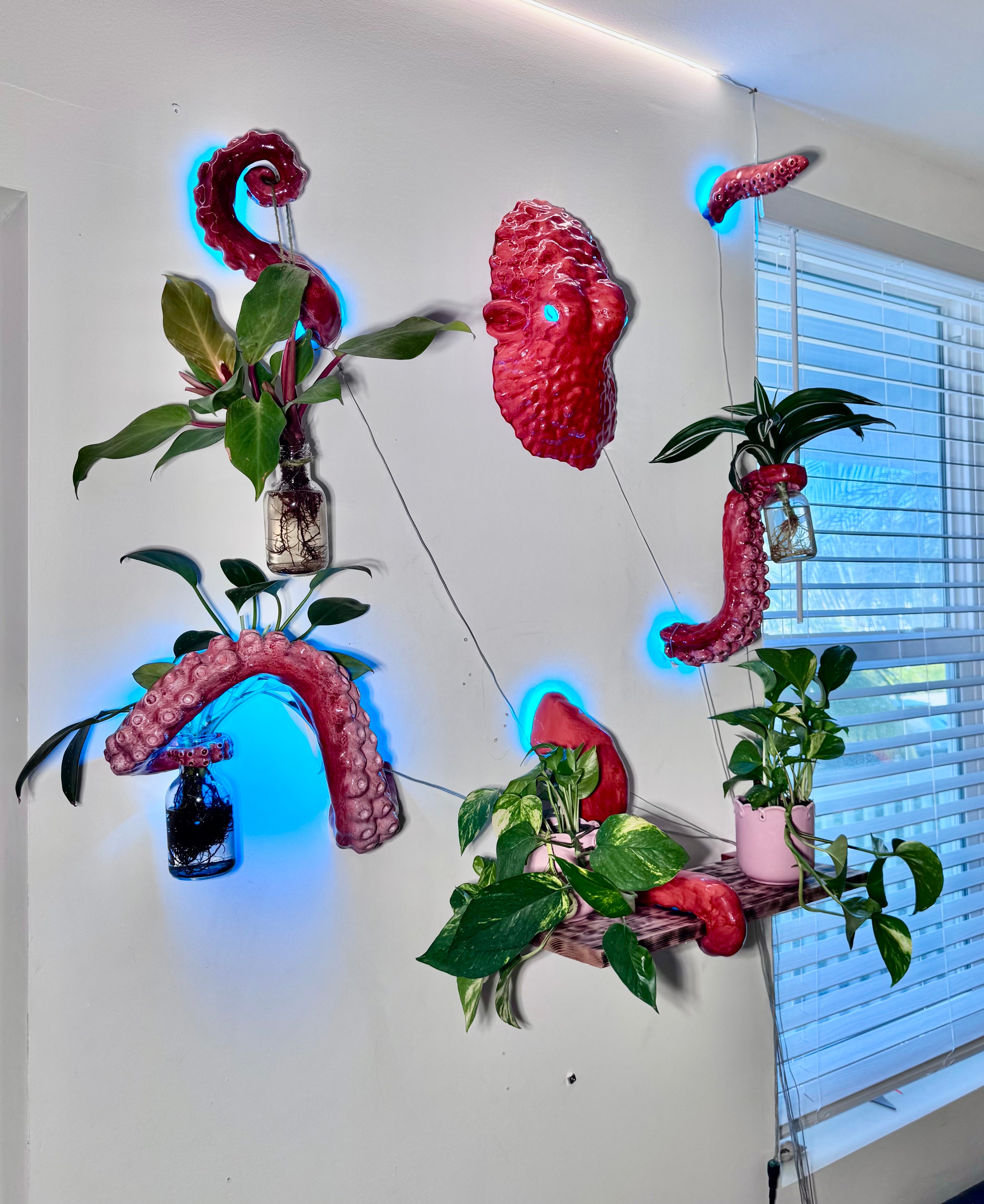 Full set octopus sculpture