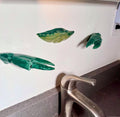 Green crab toothbrush holder