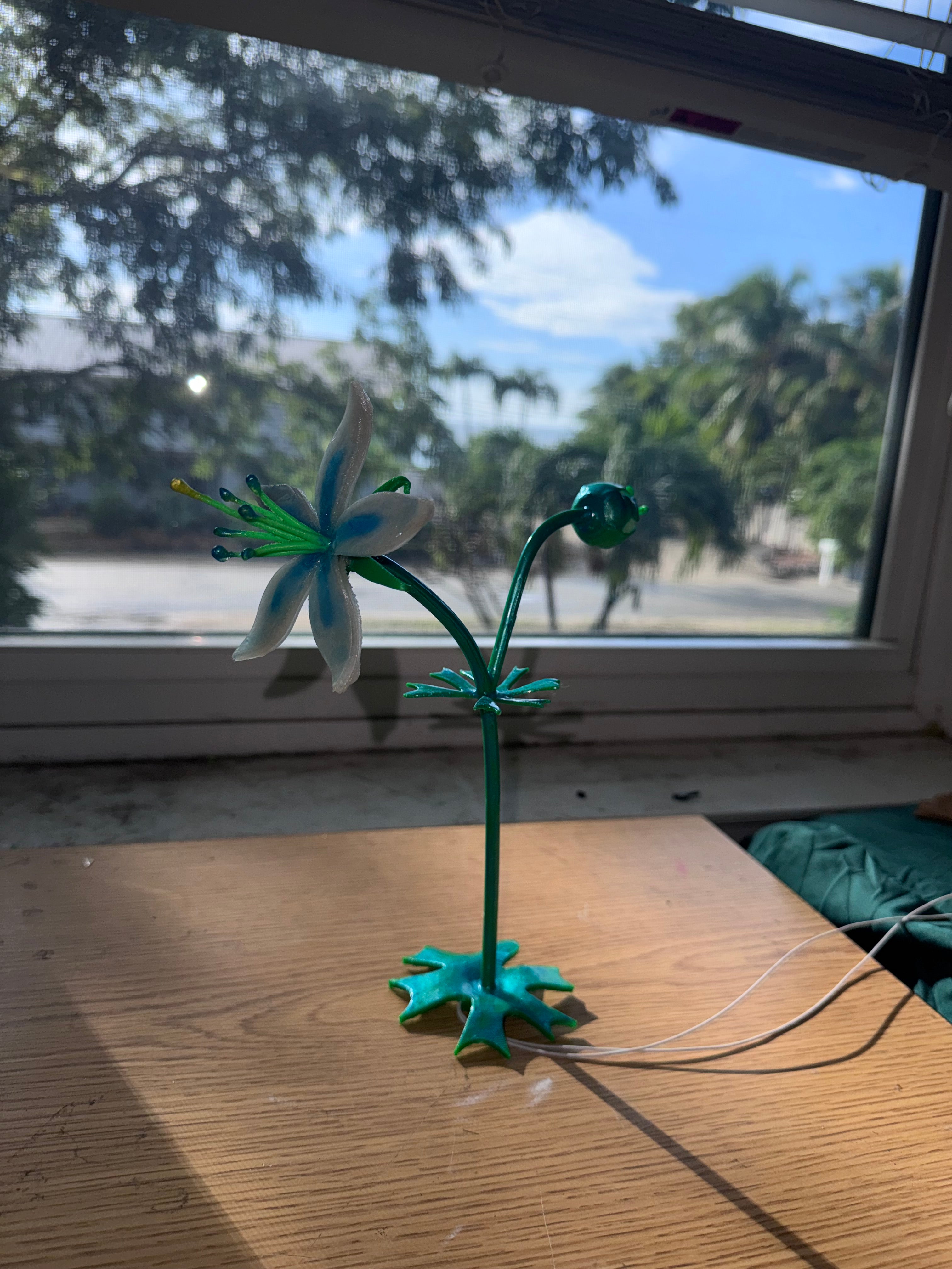 Flower lamp
