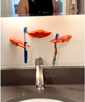 Crab toothbrush holder