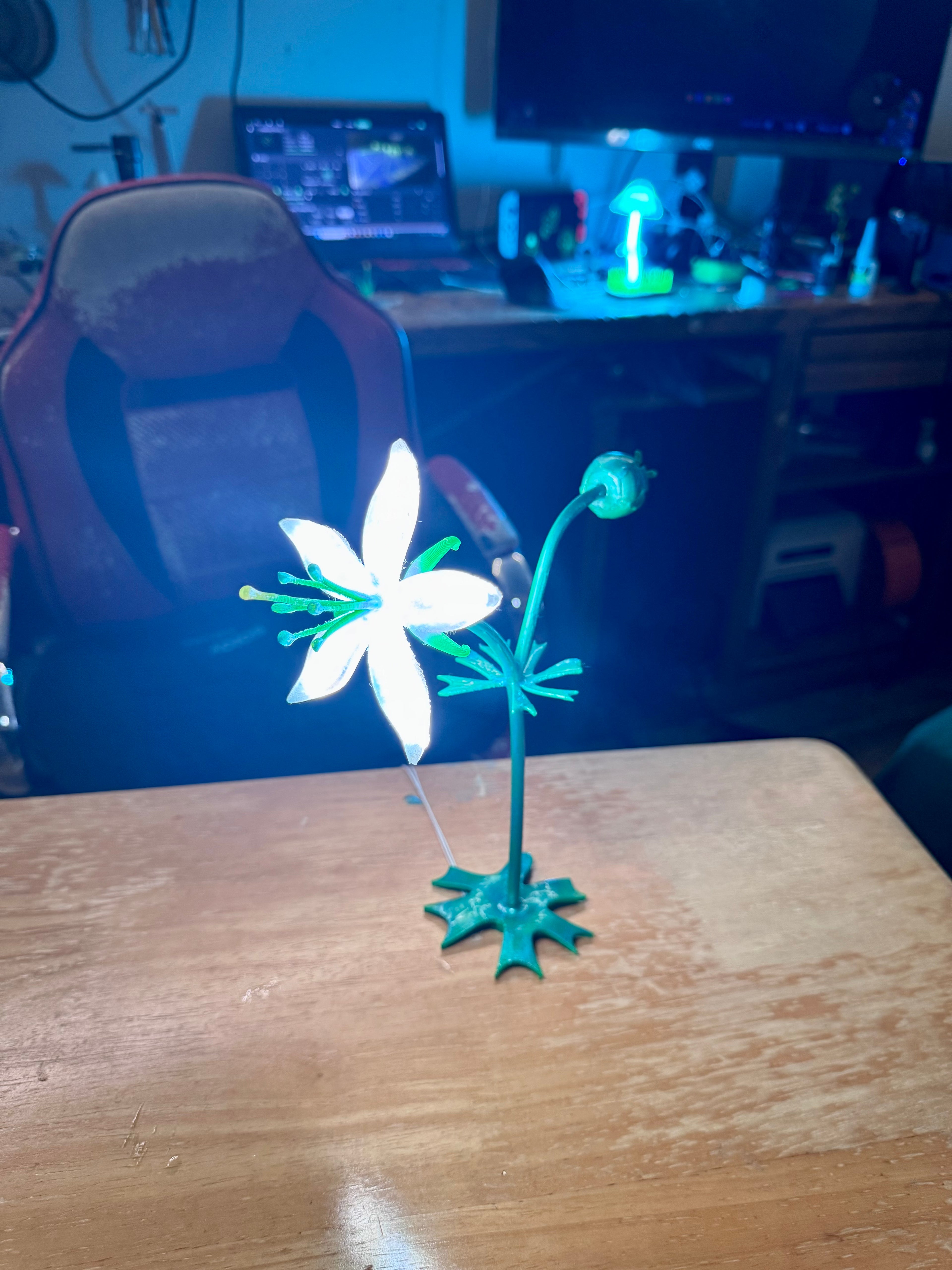 Flower lamp